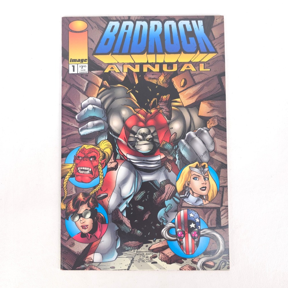 Badrock Annual Issue 1 1995 Image Comics Rob Liefeld Todd Nauck Bierbaum Extreme